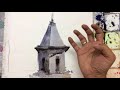 Live watercolor tips | How to paint two-dimensional watercolor painting