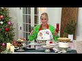Temp-tations Special Edition Seasonal 2-Tiered Cake Plate on QVC