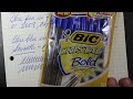 Vintage Bic Cristal Bold 1.6mm Ballpoint Pen Review - Will it still write?