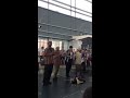 Doo wop busker band, Staten Island ferry terminal Fri May 3