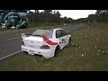 Insane Tuning Mitsubishi EVO IX Straight Piped - Assetto Corsa | Steering Wheel Gameplay