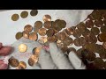 Coin Roll Hunting: lots of wheat pennies found