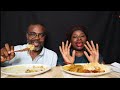 Hilarious Mukbang Prank: Husband Pranks Me with Bee Sounds Eating Couscous Plantain & Chicken Korma