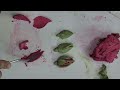 How to make different blooms of rose buds. Sculpture paste to make different shapes of rose buds.