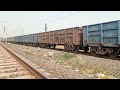 Malgari Goods Train Furiously Honking Moving Out Railway Track