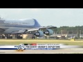 President Obama departs from South Bend International Airport