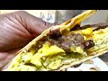Steak, Egg n Cheese Quesadilla using leftover beef Kabobs!!!