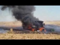 John deere 9759STS On Fire