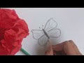 Easy Way to draw a Butterfly 🦋...