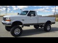 WWW.DIESEL-DEALS.COM 1997 FORD F350 REGULAR CAB 5 SPEED 4X4 LIFTED 7.3 POWERSTROKE DIESEL 130K