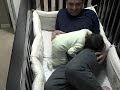 Father Still Stuck in Baby Crib in 2024!