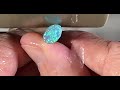 Rough opal nodule with a clean color bar - I'm going in!