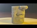Sculpting mouth in clay /the facial features 1