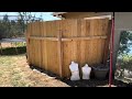 DIY Fence Build Timelapse