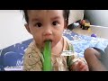 GEMES❗BAYI TAHAN DINGIN||SENANGNYA AIRA BERMAIN ES KIKO