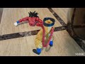 gohan vs supersayan 4 goku stop motion battle