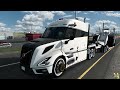 ATS ➽Unveiling the New Volvo VNL 840 74″Mid-Roof Sleeper. Driving across Denver to Colorado Springs.