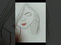 How to draw beautiful girl face 🥰 easy draw,u will try👍drawing😍#beauty#girlface#vairal #yt #top