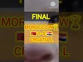 Semis and Finals Predixtions #worldcup2022 #morocco