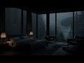 Heavy Rain And Terrifying Thunder In The Rainforest | Enjoy Relaxation In A Cozy Space And Sleep