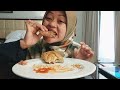 Mukbang sosis rasa makan pelastik🤣😭