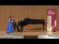 2022 Thomas & Evon Cooper International Competition Violin - Round 2 Recital: Bianca Ciubancan