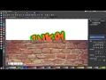 Inkscape for Beginners: Graffiti on a Brick Wall