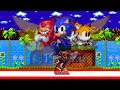 final scape but sonic the hedgehog sing it in 16 bits | fnf final escape 16 bits sprite animation |