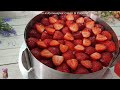 Unforgettable delicious inexpensive strawberry cake VICTORIA! No cream! Quick and easy!