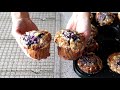스타벅스  '블루베리 머핀' 따라 만들기 (Blueberry Muffins recipe) / スターバックス「クランブルブルーベリーマフィン」作り