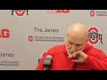 Jim Knowles talks about preparing to defend Michigan on Saturday