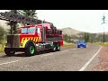 Trucks vs Spikes #5 | BeamNG.DRIVE