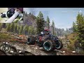 MONSTER TRUCK in Expeditions A Mudrunner Game | Off Road Track | Logitech G923 Gameplay