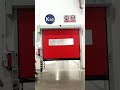 Demonstration of the self-repairing function of zipper high speed door