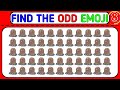 FIND THE ODD EMOJI OUT by Spotting The Difference! #67 #emoji #puzzle #emojichallenge#oddoneemojiout