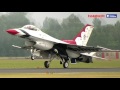 🌟 USAF F-16 THUNDERBIRDS 🌟 Demonstration Team at RIAT 2017 [*UltraHD and 4K*]