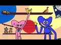 LAS ANIMACIONES MAS TRISTES DE HUGGY WUGGY - Poppy Playtime Recopilación en Español