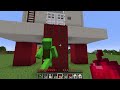 Mikey Family & JJ Family : NOOB vs PRO Rocket House Build Challenge in Minecraft - Maizen