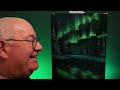 Creating Stunning Northern Lights Paintings: Bob Ross Style Oil painting for Beginners