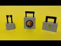 How to Build 3 Mini Lego Locks!!