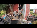 Clearing the Worst Hoarders MESS on youtube. Day 1