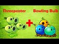 PVZ 2 Fusion - Threepeater Max Level Using Projectile from Other Plant Plants Vs Zombies 2
