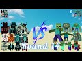 Warden Plus vs Zombies Team - Mutant & Titan Zombie vs Mutant Warden