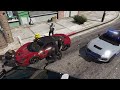 Using Oil Slick Mines To Escape Cops In GTA 5 RP