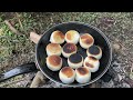 Bushcraft - làm nhà  - xây dựng nơi ở - nấu ăn và ngắm mưa.-sống sót trong rừng.