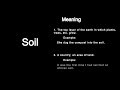 The 'Soil' word mastering