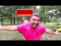 Dumping Tractor Water on Dad and Super Soaker Water Balloon Battle with Riding Mower | Super Krew