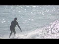 Surfing Low Tide Offshore Huntington Beach Pier 2/24/15