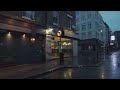 London Rain Walk in DESERTED West End, Soho & Marylebone Streets - Saturday Morning City Ambience