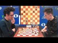 Fabiano Caruana 2805 ; Daniil Dubov 2707.FIDE World Blitz Chess Championship.